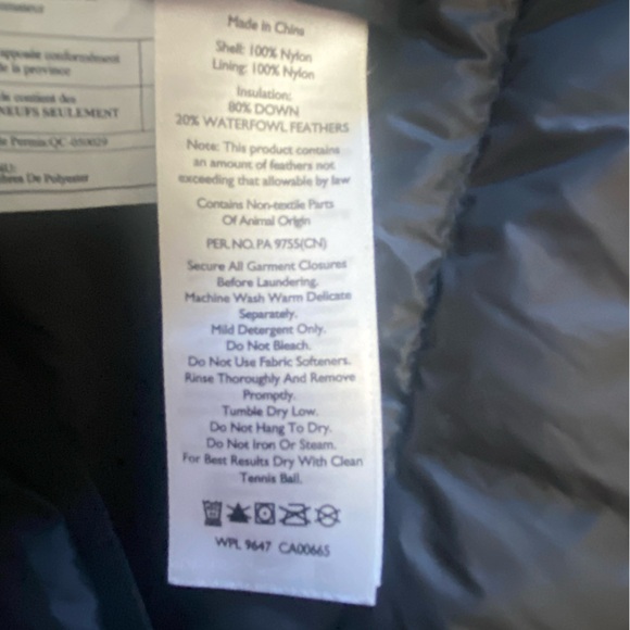 Eddie Bauer Sz XL Black Down Puffer Men’s Full Zip Jacket - Picture 11 of 11